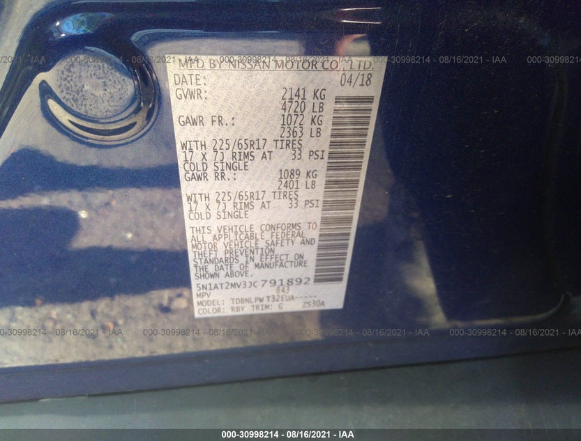5N1AT2MV3JC791892