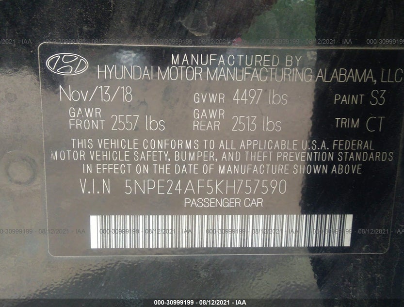 5NPE24AF5KH757590