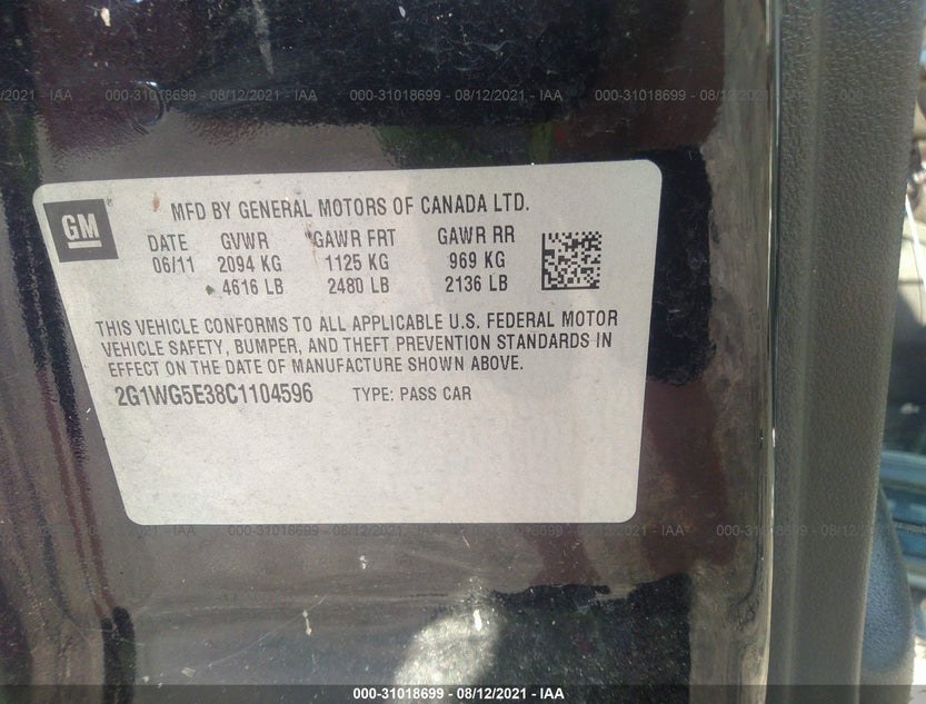 2G1WG5E38C1104596