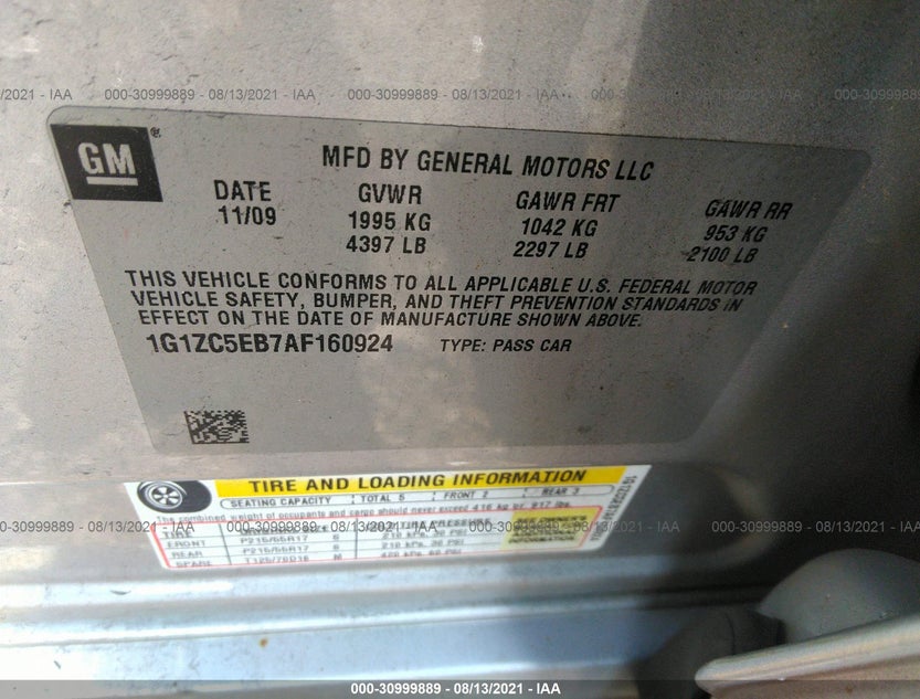 1G1ZC5EB7AF160924