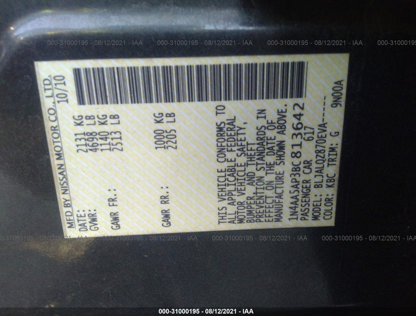 1N4AA5AP3BC813642