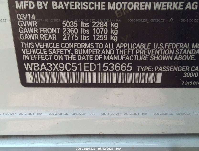 WBA3X9C51ED153665