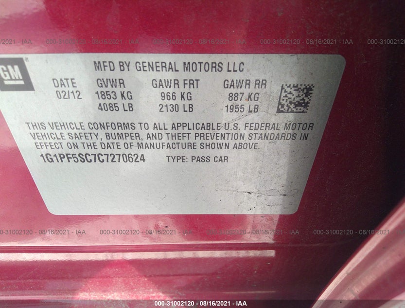 1G1PF5SC7C7270624