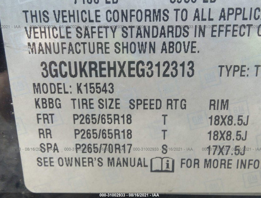 3GCUKREHXEG312313