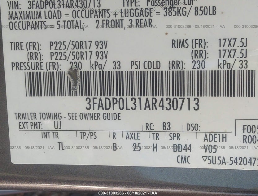 3FADP0L31AR430713