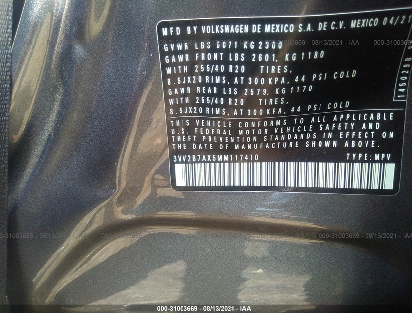 3VV2B7AX5MM117410