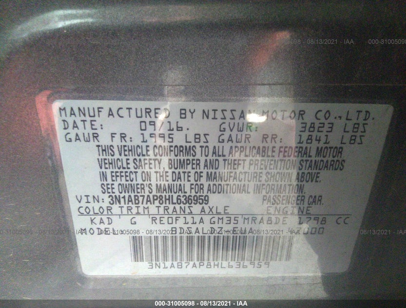 3N1AB7AP8HL636959