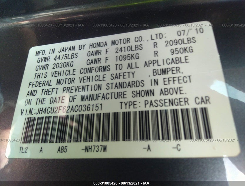 JH4CU2F62AC036151