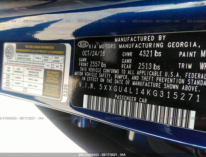 5XXGU4L14KG315271