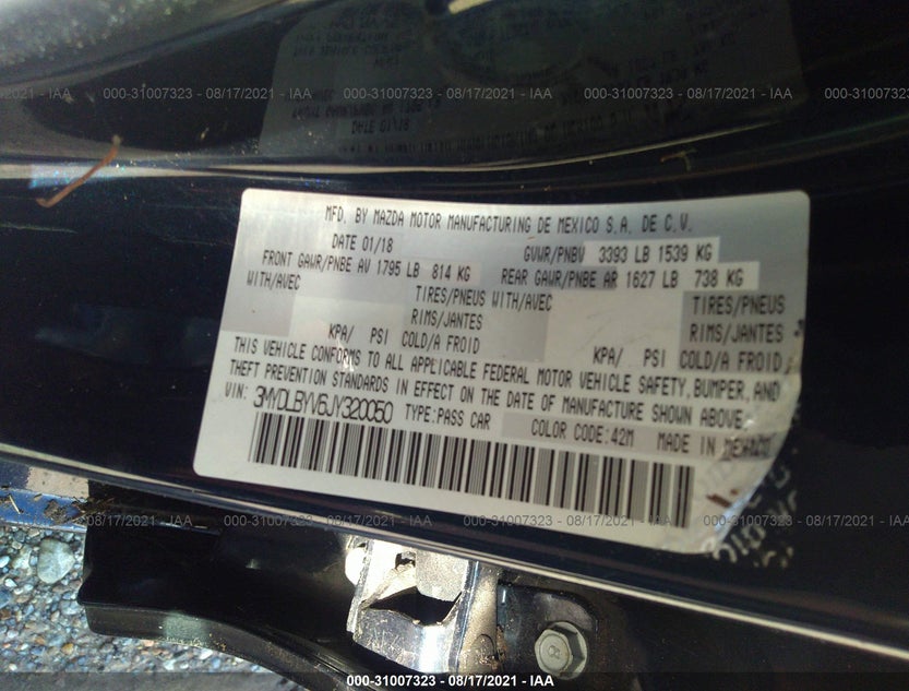 3MYDLBYV6JY320050