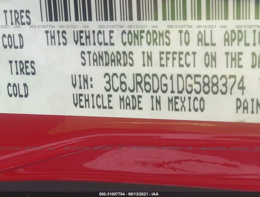 3C6JR6DG1DG588374