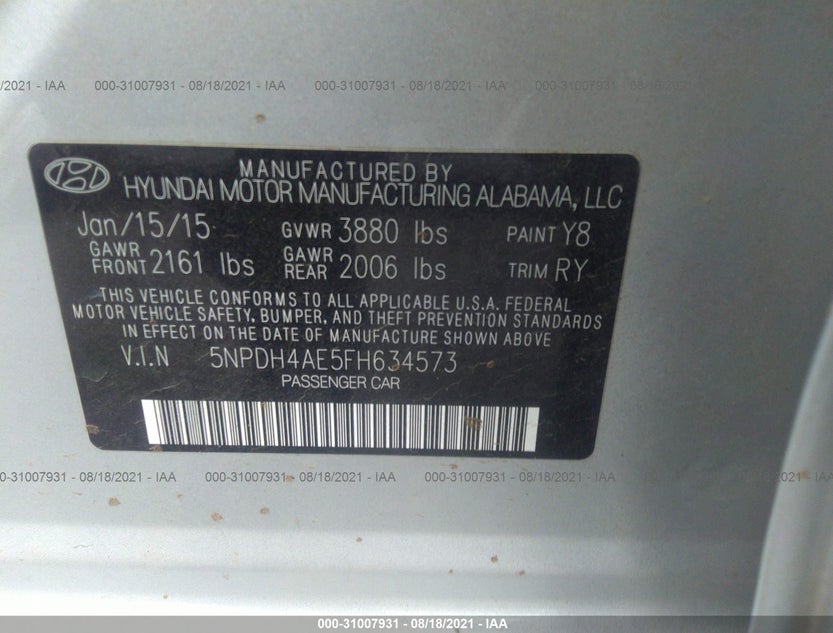5NPDH4AE5FH634573