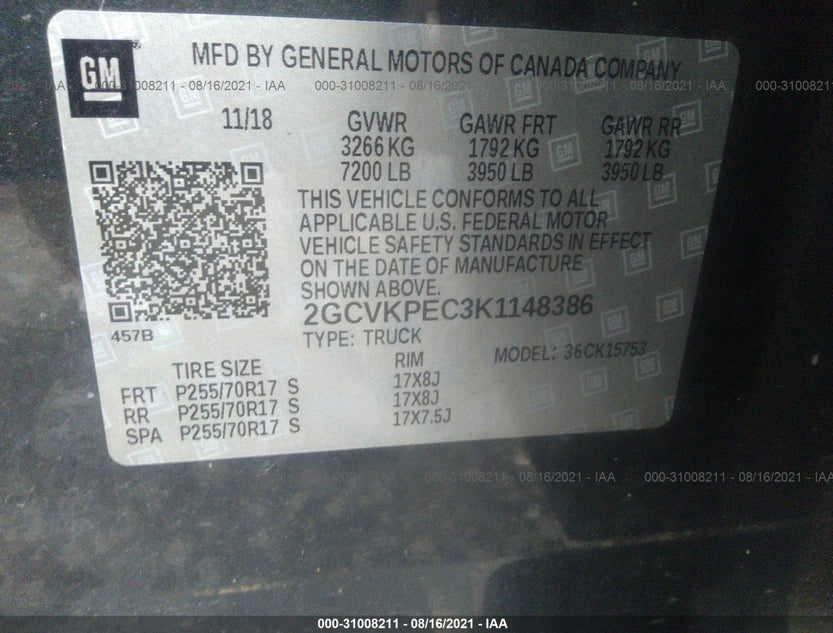 2GCVKPEC3K1148386