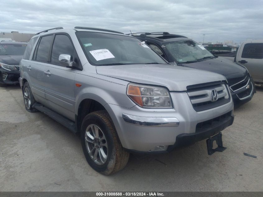 2006 Honda Pilot Ex-L VIN: 5FNYF18676B018666 Lot: 31008588