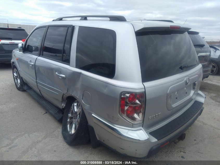 5FNYF18676B018666 2006 Honda Pilot Ex-L