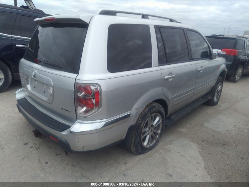 5FNYF18676B018666 2006 Honda Pilot Ex-L