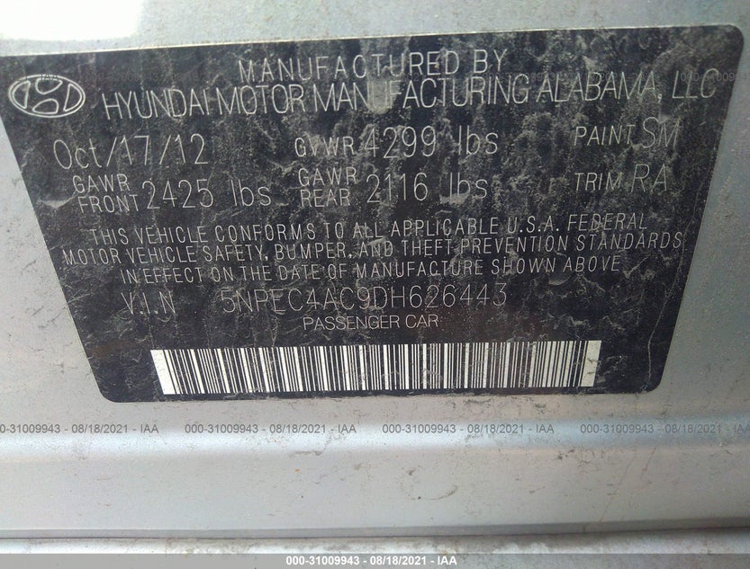 5NPEC4AC9DH626443
