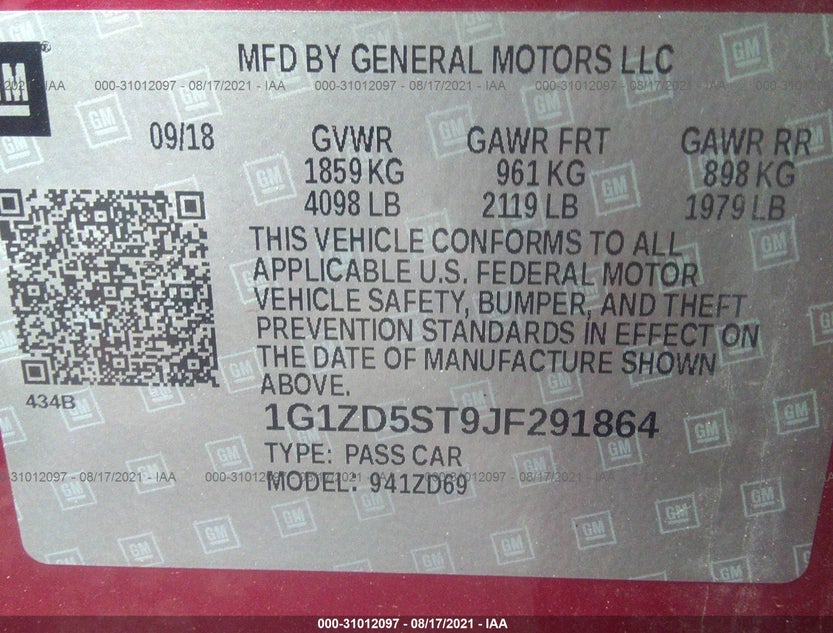 1G1ZD5ST9JF291864