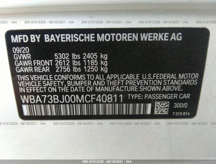 WBA73BJ00MCF40811