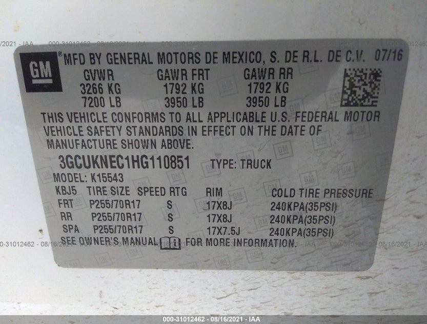 3GCUKNEC1HG110851