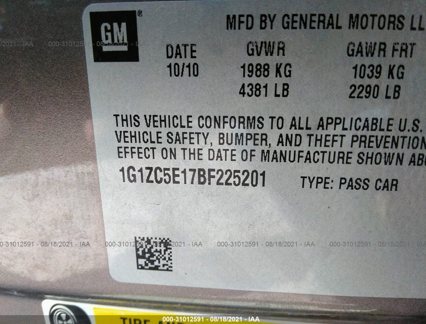 1G1ZC5E17BF225201