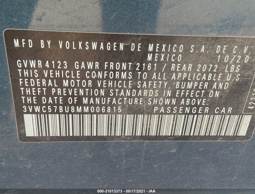 3VWC57BU8MM006815