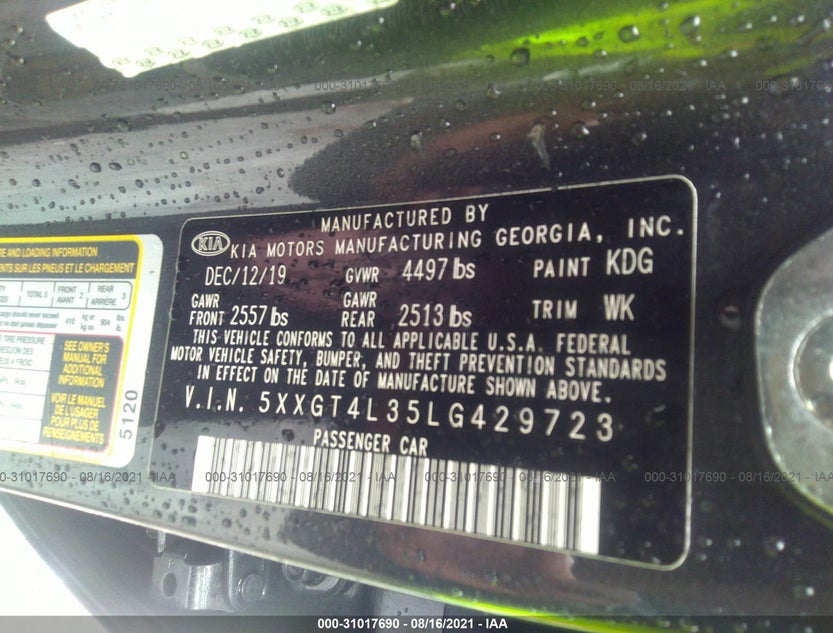 5XXGT4L35LG429723