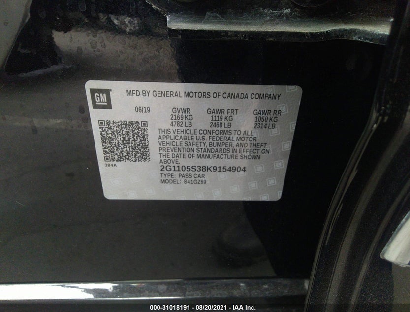 2G1105S38K9154904