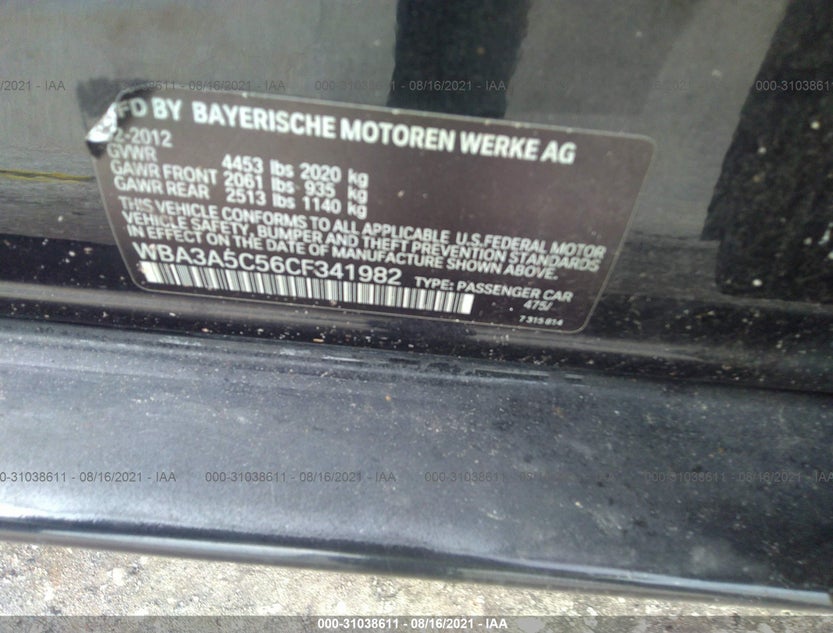 WBA3A5C56CF341982
