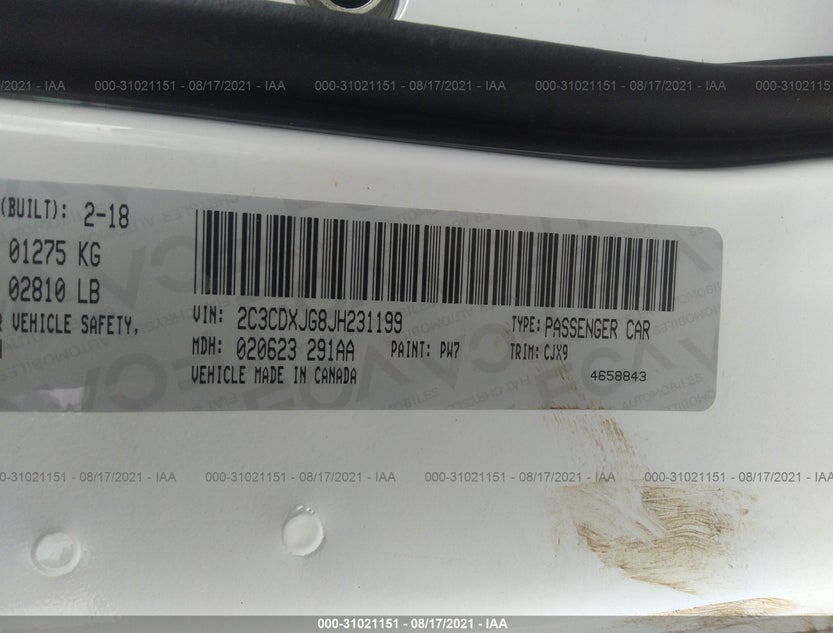 2C3CDXJG8JH231199