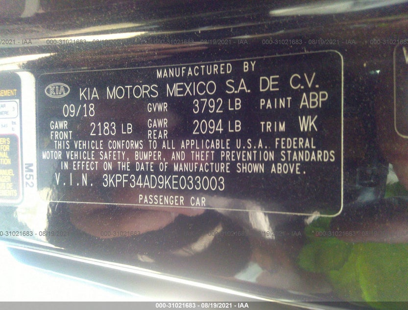 3KPF34AD9KE033003