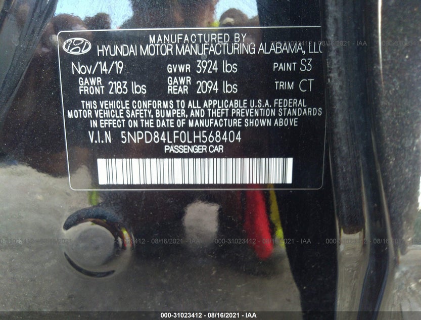 5NPD84LF0LH568404