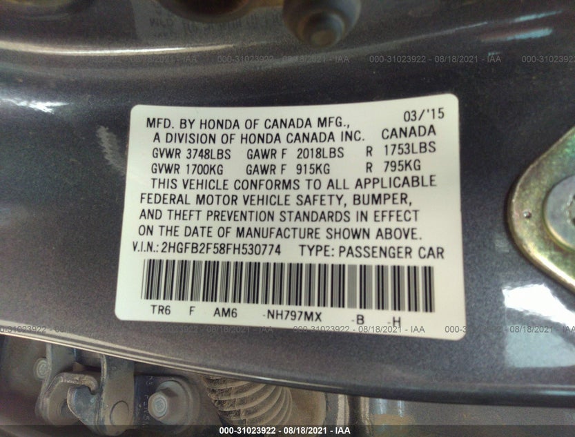 2HGFB2F58FH530774