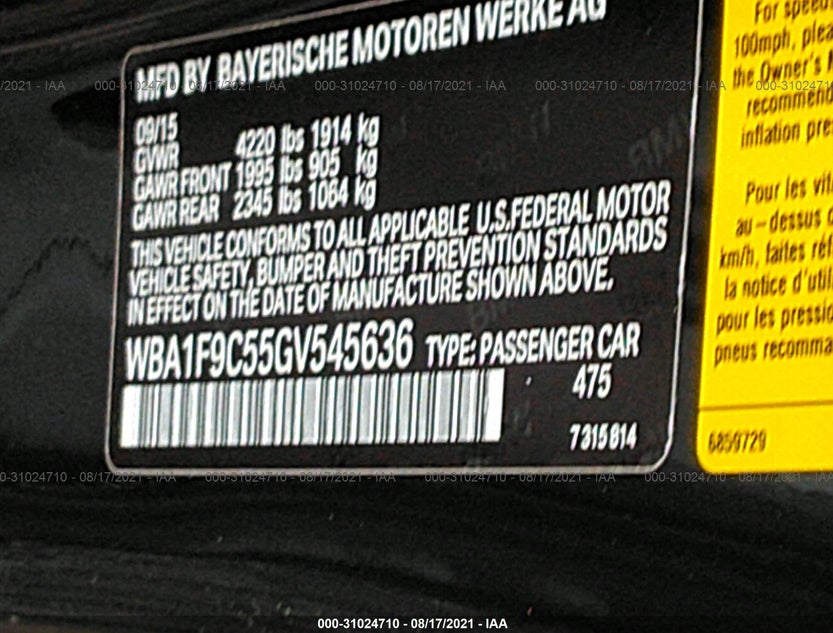 WBA1F9C55GV545636