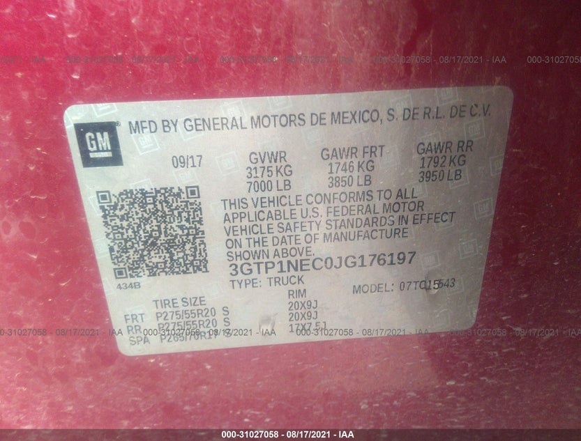 3GTP1NEC0JG176197