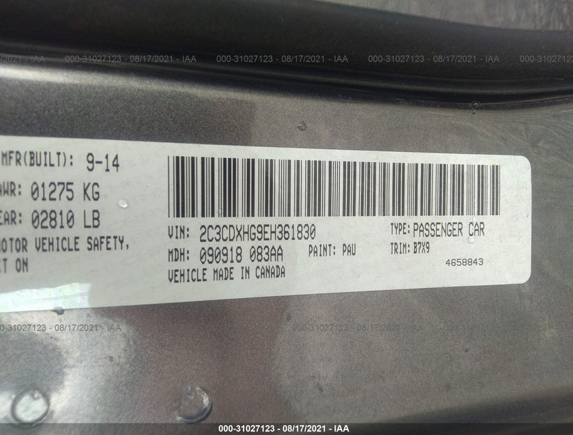 2C3CDXHG9EH361830