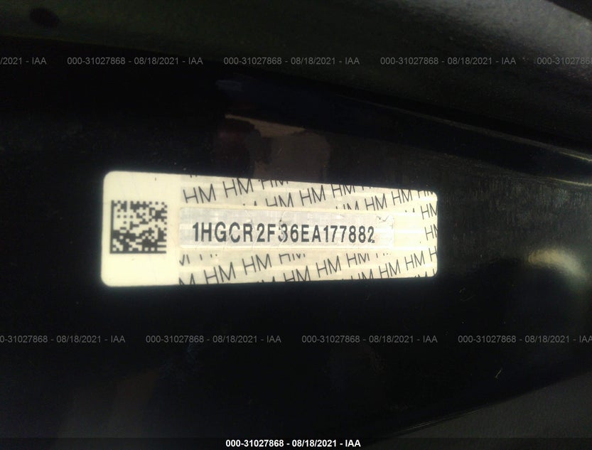 1HGCR2F36EA177882