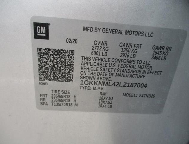 1GKKNML42LZ187004