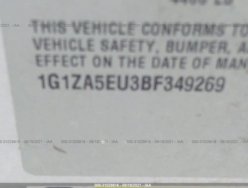 1G1ZA5EU3BF349269