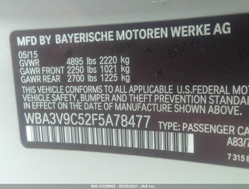 WBA3V9C52F5A78477