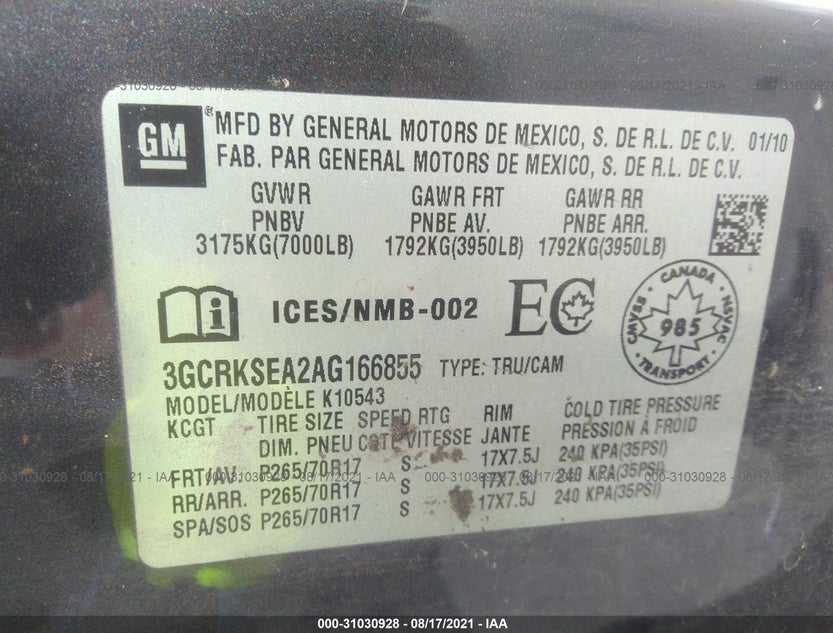 3GCRKSEA2AG166855