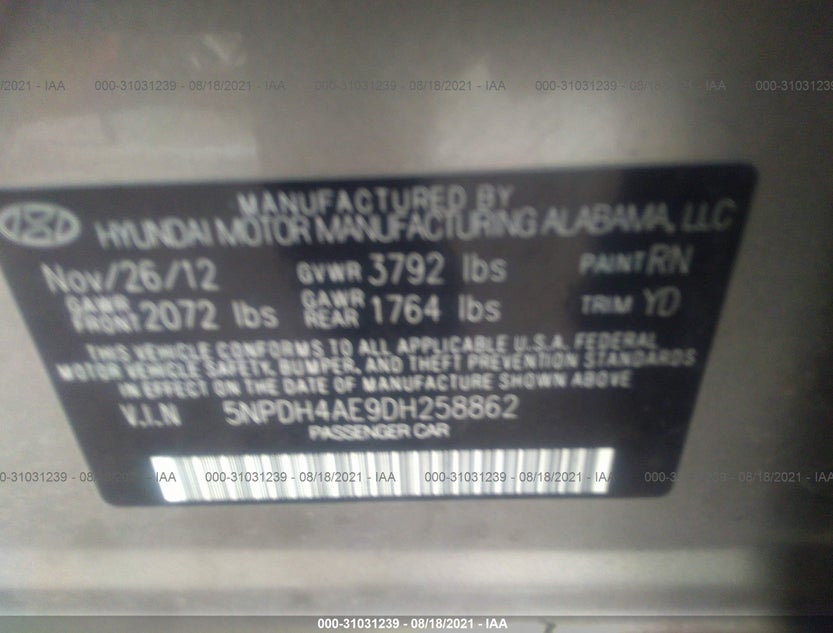 5NPDH4AE9DH258862