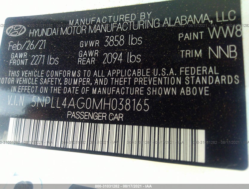 5NPLL4AG0MH038165