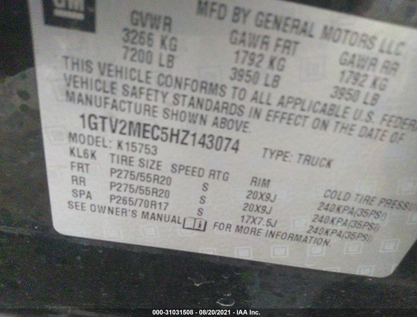 1GTV2MEC5HZ143074