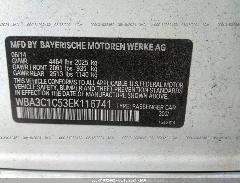 WBA3C1C53EK116741