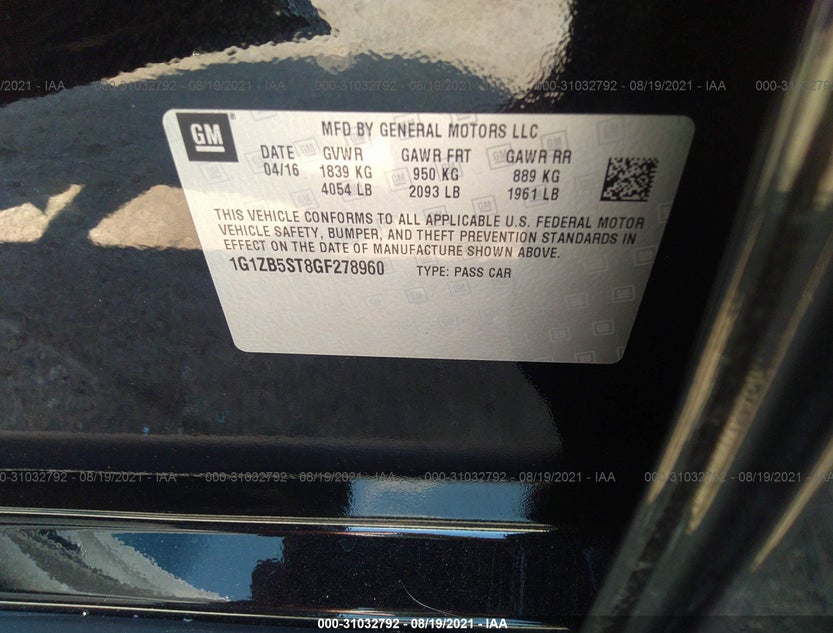 1G1ZB5ST8GF278960