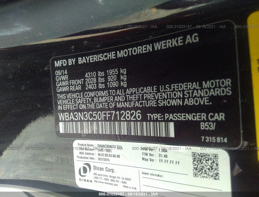 WBA3N3C50FF712826