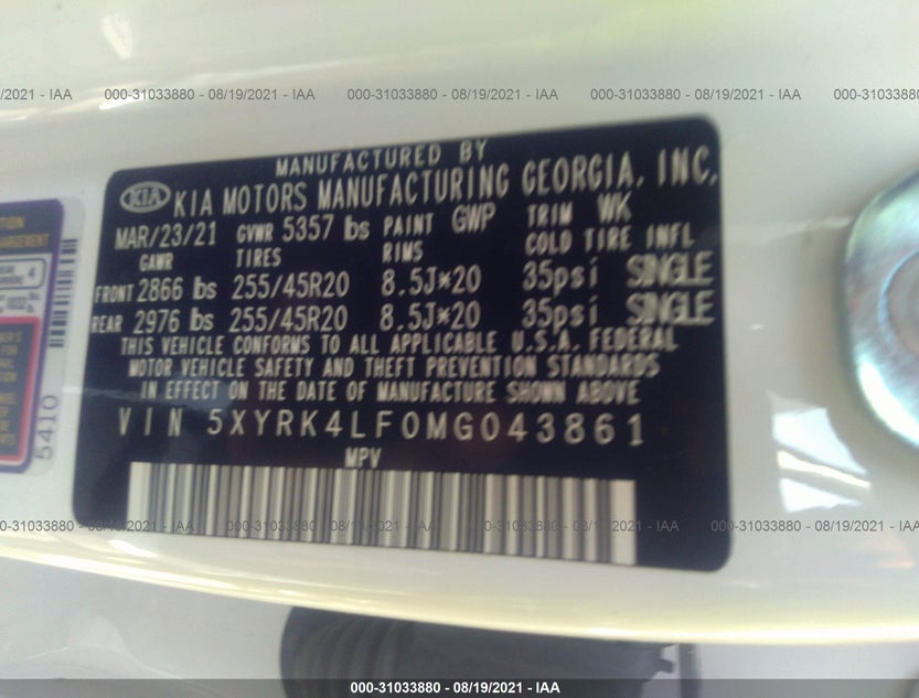 5XYRK4LF0MG043861