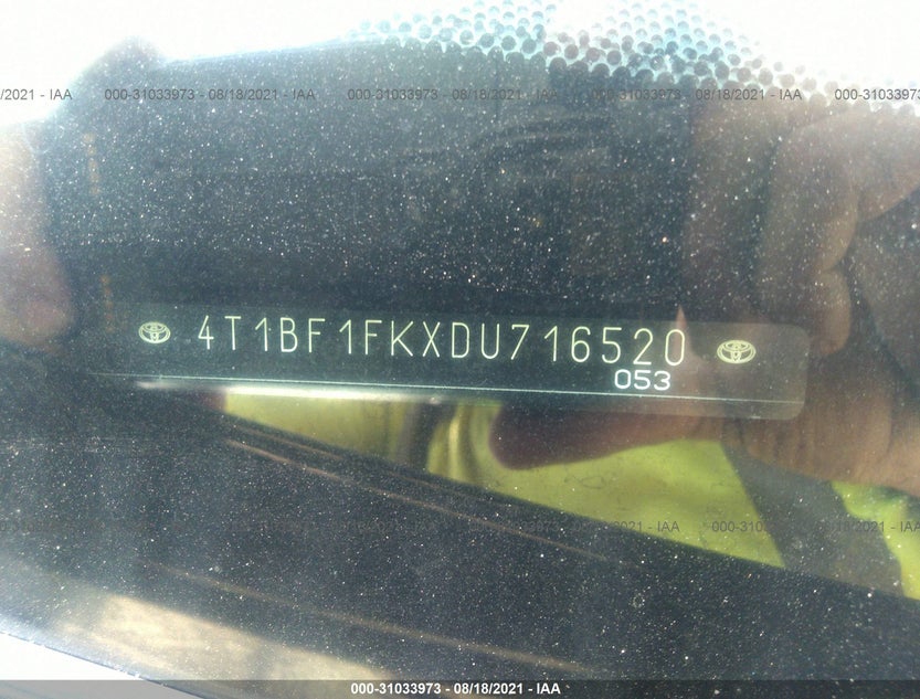 4T1BF1FKXDU716520