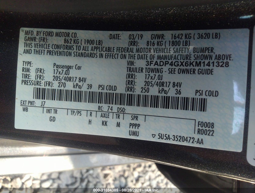 3FADP4GX6KM141328